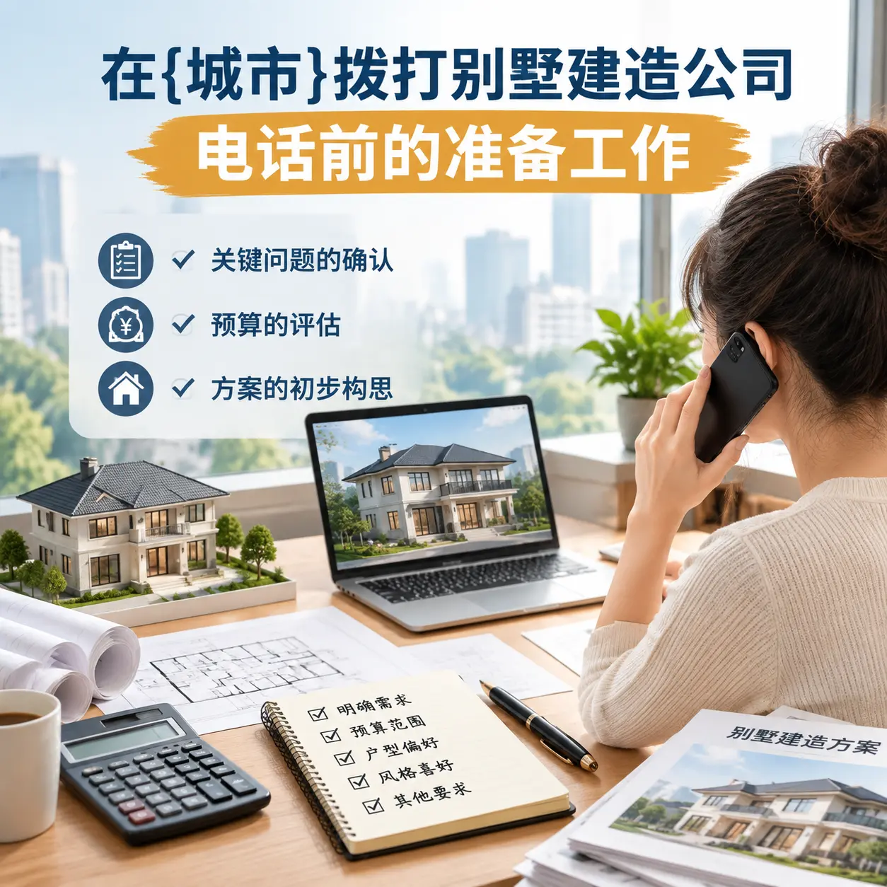 在南明拨打别墅建造公司电话前的准备工作