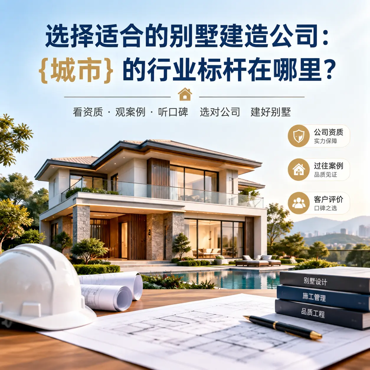 选择适合的别墅建造公司： 南明 的行业标杆在哪里？