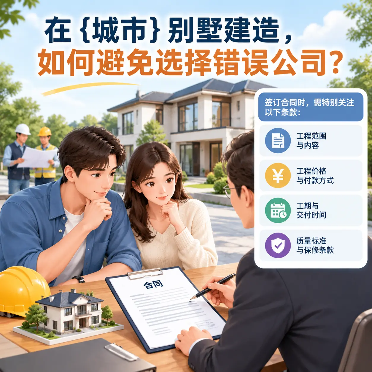 在 南明 别墅建造，如何避免选择错误公司？
