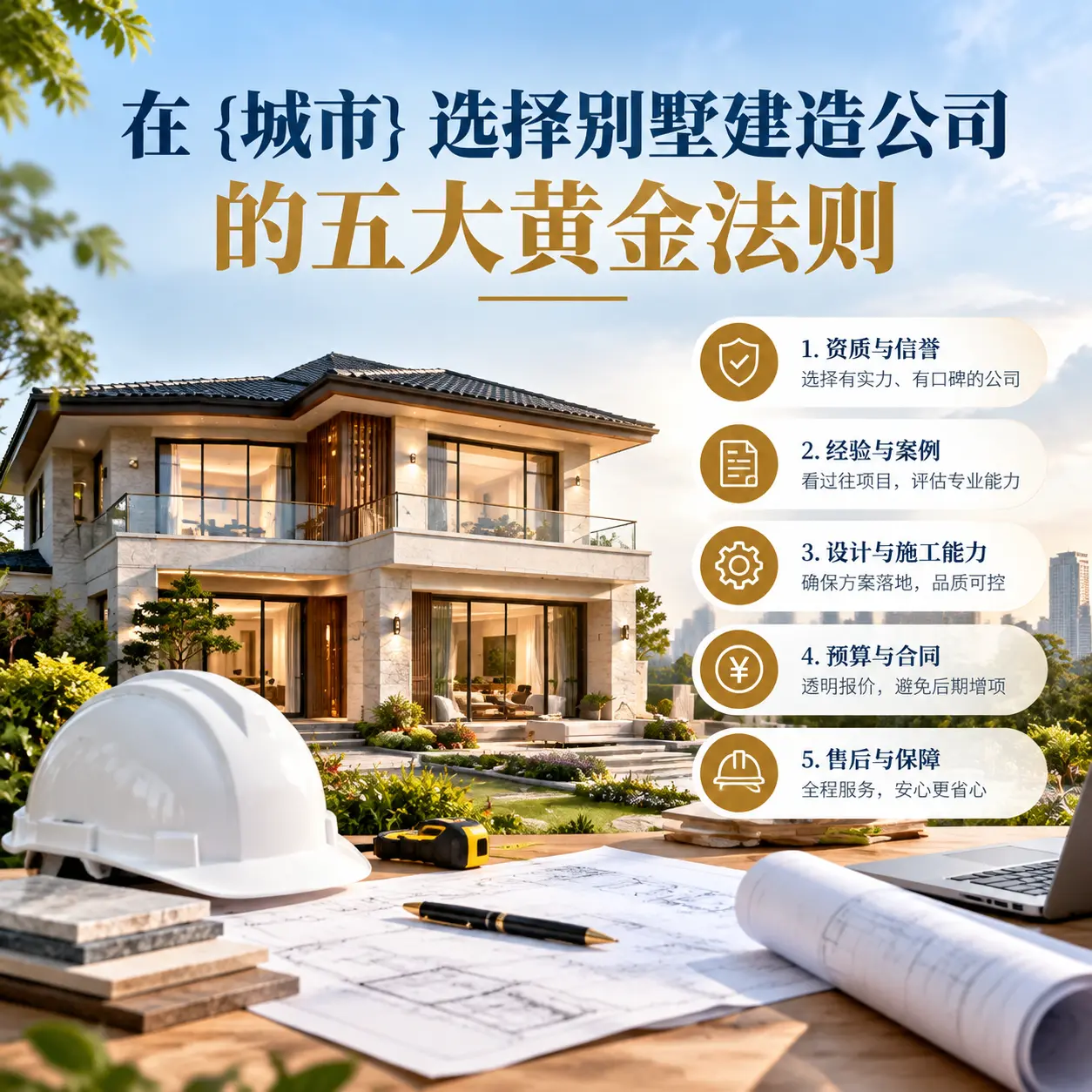 在 南明 选择别墅建造公司的五大黄金法则