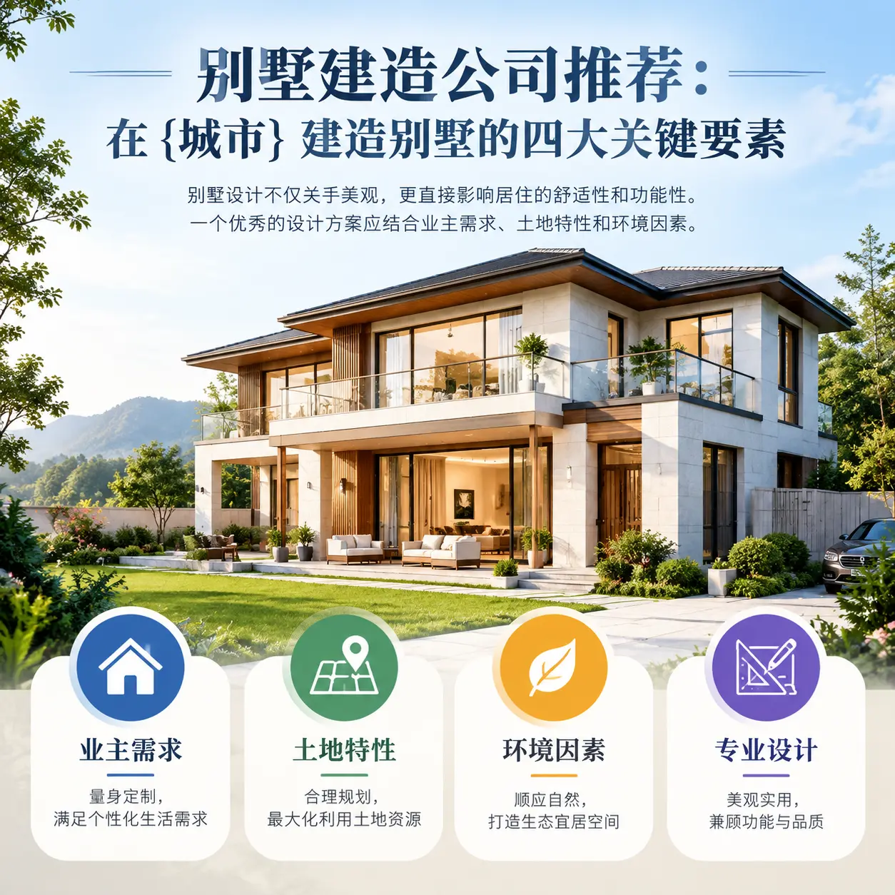别墅建造公司推荐:在 南明 建造别墅的四大关键要素