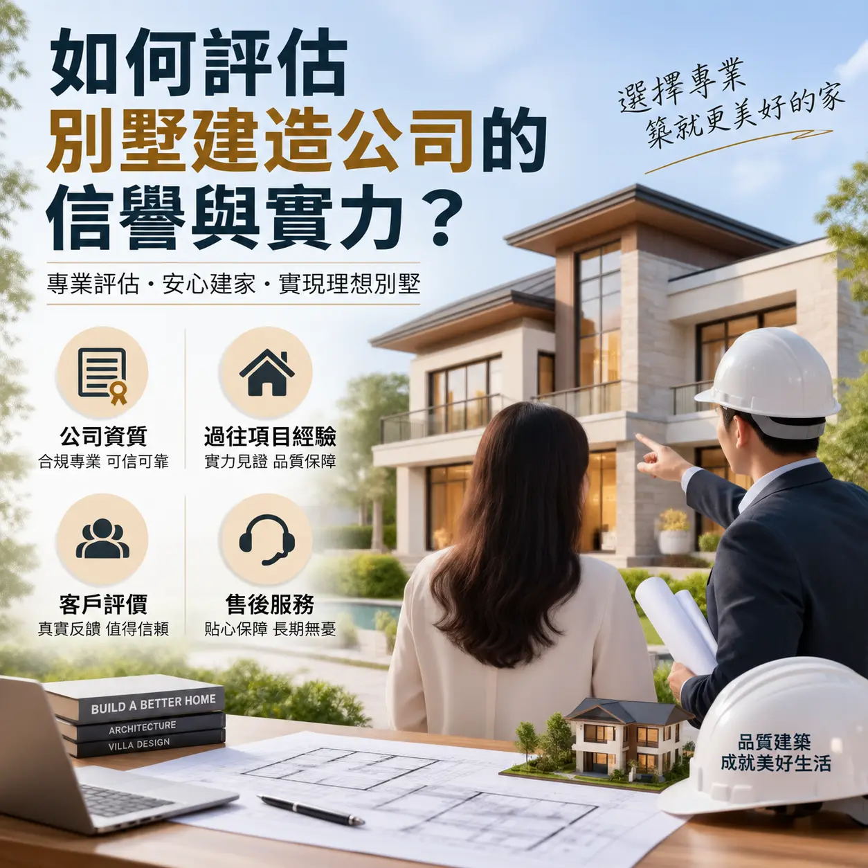 如何评估 南明 别墅建造公司的信誉与实力?
