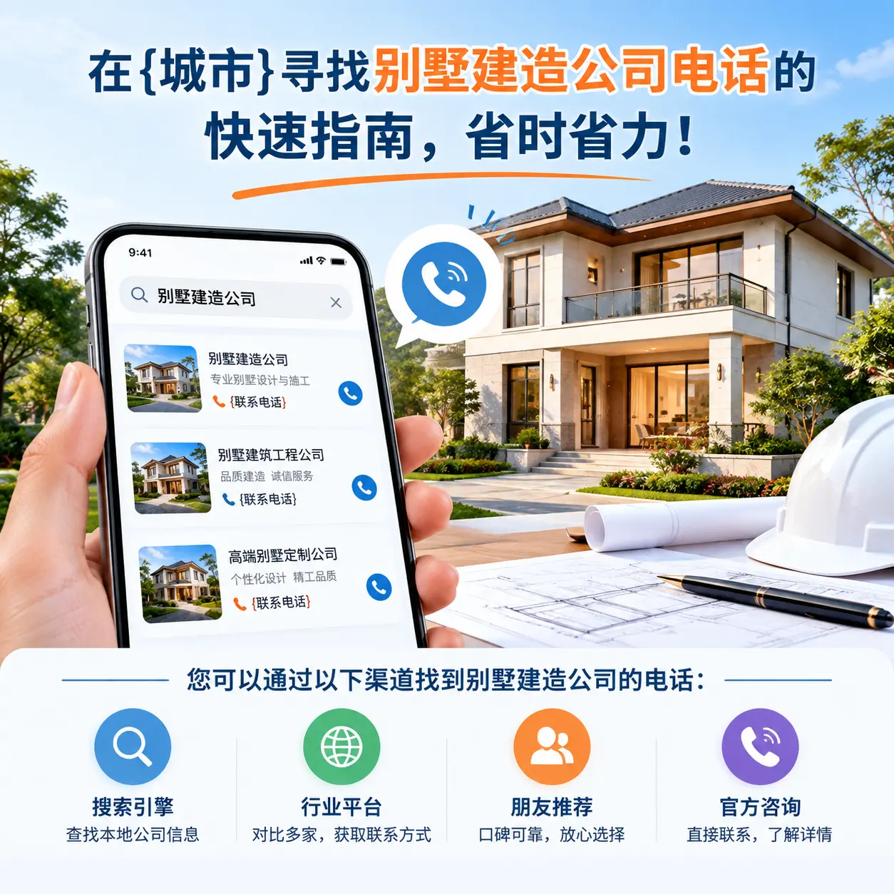 在南明寻找别墅建造公司电话的快速指南，省时省力！