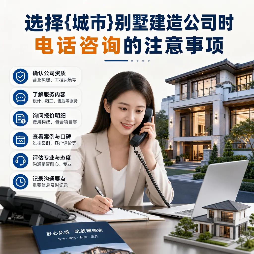 选择南明别墅建造公司时，电话咨询的注意事项