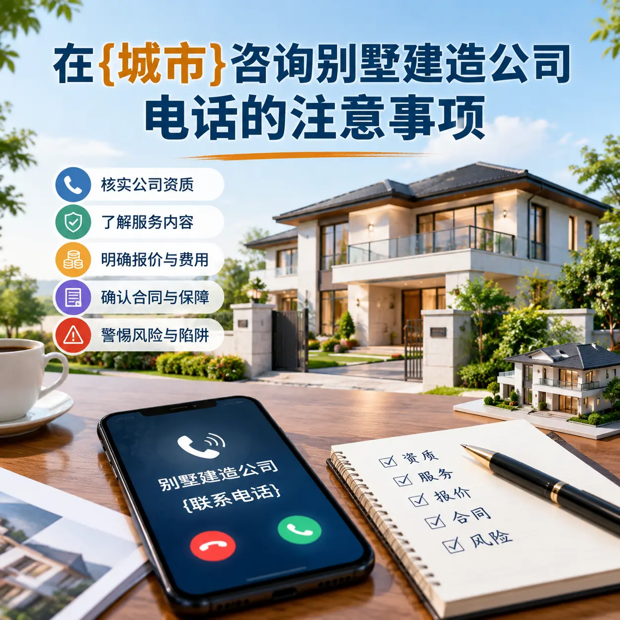 在南明咨询别墅建造公司电话的注意事项