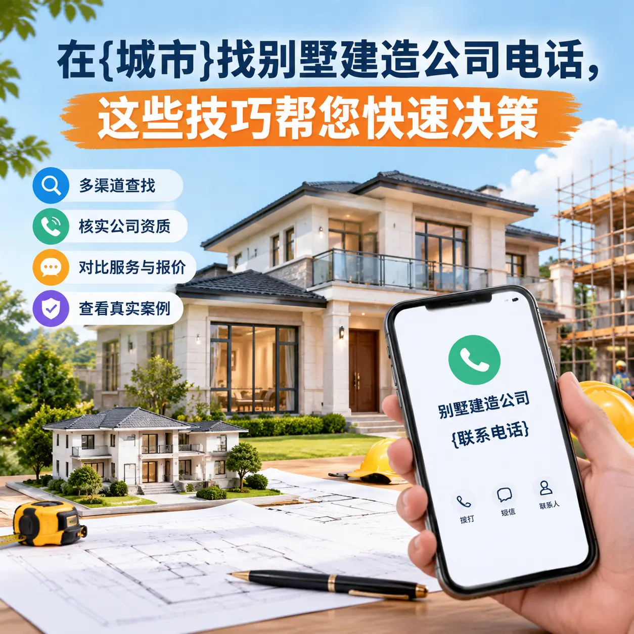 在南明找别墅建造公司电话，这些技巧帮您快速决策