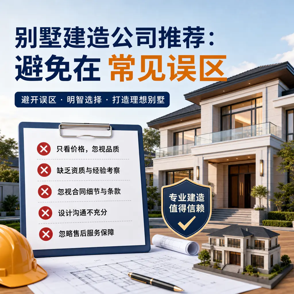 别墅建造公司推荐:避免在 南明 的常见误区