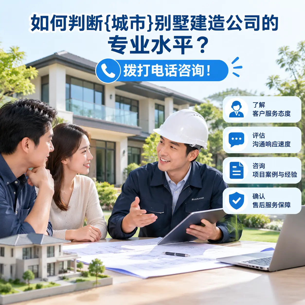 如何判断南明别墅建造公司的专业水平？拨打电话咨询！